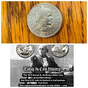 1979 SUSAN B. ANTHONY LIBERTY P ONE DOLLOR CIRCULATED COLLECTOR COIN